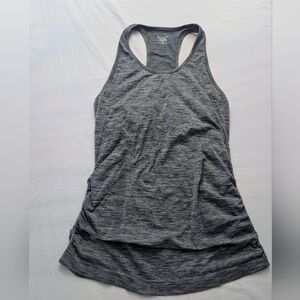 Athleta Gray Racerback Tank Top